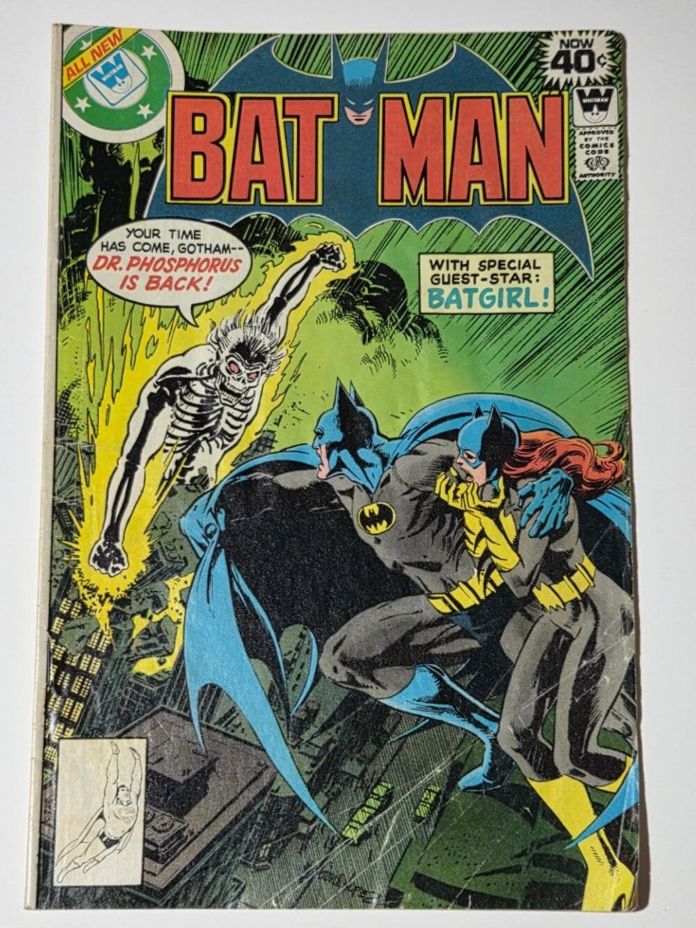 Batman Volume 40, #311 Comic Book - Dr. Phosphorus & Batgirl